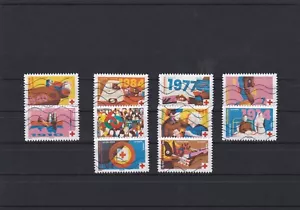 FRANCE 2024 CROIX ROUGE SERIE COMPLETE DE 10 TIMBRES OBLITERES - Foto 1 di 1