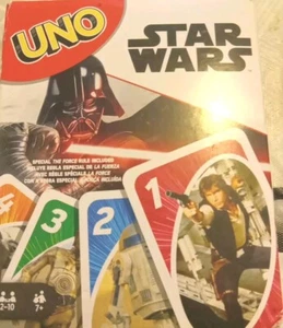 Star Wars UNO Kartenspiel Neu Beschädigte Box Geöffnet Sealed Karten - Bild 1 von 4