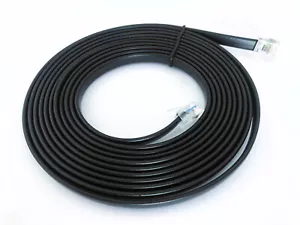 CRAFTMATIC ELECTRIC BED REMOTE CONTROL BLK DATA CABLE - VARIOUS LENGTHS - Picture 1 of 8