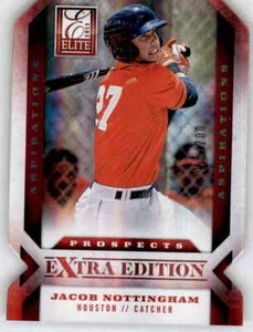 2013 Elite Red Aspirations Jacob Nottingham #d /200 Rookie RC Parallel Astros - Picture 1 of 2