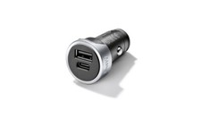 BMW 65412458286 Adapter Socket Dual USB Charger - Black