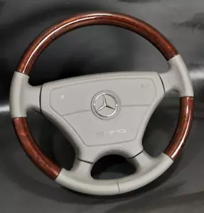 Steering Wheel Mercedes-Benz W124 W140 R129 W210 W202 W208 SportLine Gray - Picture 1 of 20