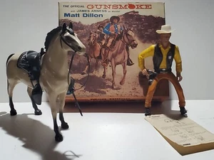 Figura Caballo Chester Años 50 Hartland Gunsmoke Matt Dillon James Arness con Caja Juguete - Imagen 1 de 19