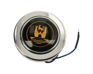 Wolfsburg Horn Push Polished Alum. Gold Wolfsburg Crest AAC154 - Picture 1 of 1