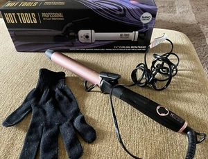 HOT TOOLS Pro Artist Nano Ceramic Curling Iron/Wand | For Smooth, 1 1/4" - Picture 1 of 6