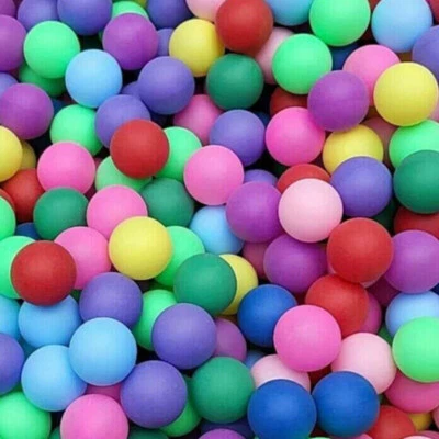 10-100PCS Ping Pong Balls 40mm Mixed Colours No Logo Table Tennis Beer Wholesale - Image 1 of 4