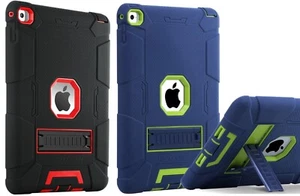For iPad 5th 6th Generation iPad Air 2 iPad Pro 9.7 Heavy Duty Stand Case Cover - Picture 1 of 18