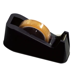 DISPENSER TENDINASTRO PORTA SCOTCH DA TAVOLO PER NASTRI 33/66 MT LEBEZ NERO - Foto 1 di 1