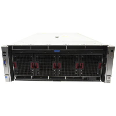 HP ProLiant DL580 G8 4x E7-4880 v2 15C 128GB RAM 64 x DIMM Slots 10x SFF 2.5" - Bild 1 von 3