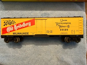 MTH Rail King Blatz, Old Heidelberg Beer of Milwaukee Reefer, New - Picture 1 of 3