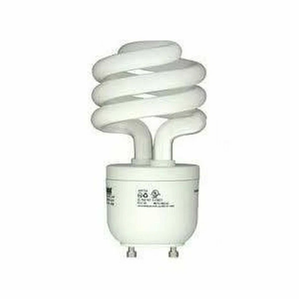 18W CFL Mini Spiral GU24 Base 4100K Cool White =75W Fluorescent Light Bulb  - Image 1 of 1