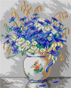 Orchidea Needlepoint canvas for halfstitch without yarn after Alexander Vladi... - Picture 1 of 1