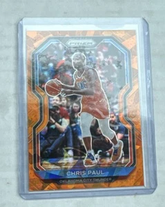 2020-21 Panini Prizm #93 Chris Paul Orange Cracked Ice Phoenix Suns - Picture 1 of 2