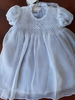 Abito Battesimo 1° compleanno Malvin e CO Taglia 9 e 12,18 Mesi con Punto smog.  - Immagine 1 di 4