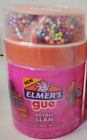 New Elmer's Gue Retro Glam Pink Scented Stretchy Gue With Mix Ins Fidget Toy