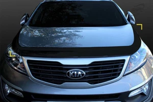 Smoke Acylic Hood Guard Bonnet Protector 3p for 06/2010 ~ 2015 KiA Sportage - Picture 1 of 9