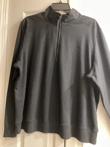 Ralph Lauren schwarz 1/4 REISSVERSCHLUSS WINDSCHUTZ mit RL Logo ~ 55" Büste ~ Ideal für Golf ~ 3X - Bild 1 von 4