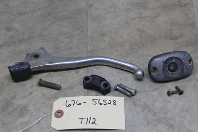 05-15 Arctic Cat 500 Oem Front Brake Master Cylinder Lever Cap Bracket & Bolts - Image 1 of 4