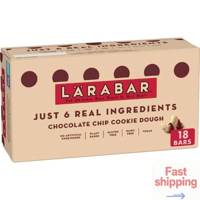 Barra de masa para galletas con chispas de chocolate Larabar cuenta 18 Foto 1 de 3