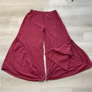 Oh My Gauze Pure Cotton Pull On Palazzo Hose mit Seitenschlitz Himbeerrot Gr. 2  - Bild 1 von 9