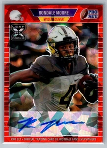 /50 2021 Leaf Pro Set - Red Ice Rondale Moore #PA-RM1 (RC, AU) - Picture 1 of 2