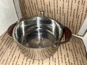 Vintage FOGACCI Vapor Control 18/10 INOX Stainless Steel Pan Italy 5Qt No Lid - Picture 1 of 7