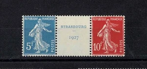 FRANCE STAMP TIMBRE 242A " SEMEUSE EXPOSITION STRASBOURG 1927 "NEUFS xx TTB A194 - Foto 1 di 2