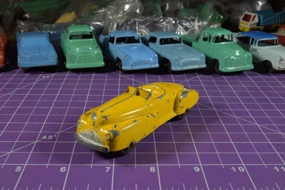 Tootsietoy 4 дюйма желтый 1938 Buick Roadmaster 2 двери кабриолет литой collec - Изображение 1 из 4