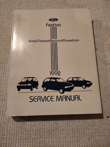 1992 Fiesta Body Chassis Electrical Powertrain Service Manual - Bild 1 von 4