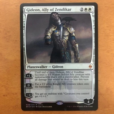 Gideon Ally of Zendikar SDCC Foil Magic The Gathering Card Standard - Image 1 of 2