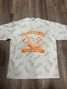 Vintage Tennessee Athletic Dept Sneakers Print Allover T-Shirt-Size OSFA XL -NEW - Picture 1 of 3
