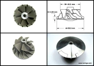 Turbocharger compressor wheel for LEXUS 220D 130kw VB15 17201-26031 - Picture 1 of 2