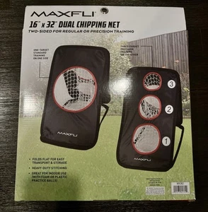 MAXFLI Collapsible Golf Chipping Net 16" X 32" Dual Sided Brand New - Picture 1 of 3