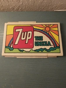 Vintage Early '70's Peter Max Inspired Plastic 7up The Uncola Commercial Display - Picture 1 of 9