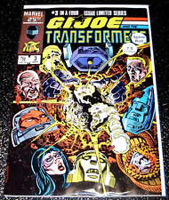 G.I Joe and the Transformers 3 (7.5) 1st Print 1987 Marvel - Flat Rate Shipping