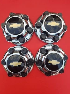 NEW 2000 - 2010 Chevy 1500 Truck Van 16" 17" 6 LUG Chrome WHEEL Center hub Caps - Picture 1 of 1