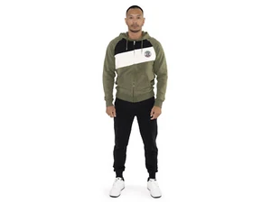 LEONE TUTA GINNASTICA UOMO INVERNO M6037A9F25A 20809  VARSITY TRACKSUIT RIFLE GR - Imagen 1 de 1