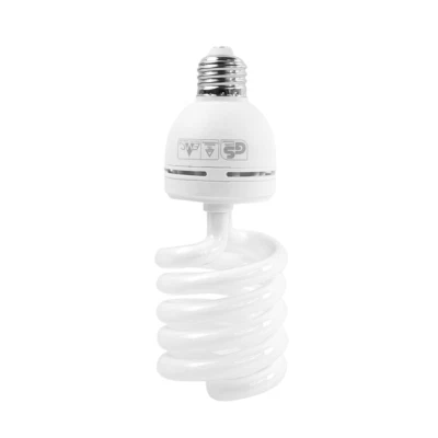 42W Daylight Fluorescent Spiral Light Bulb 6500K 110V White for Studio Lighting - Image 1 of 4