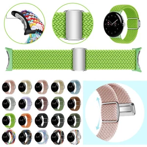 For Google Pixel Watch 3 2 1 41mm/45mm Magnetic Band Woven Hand Loop Strap - Picture 1 of 49