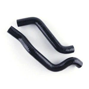 Black For 2006-2007 Polaris Outlaw 500IRS 500 IRS Silicone Radiator New Hose Kit - Picture 1 of 7