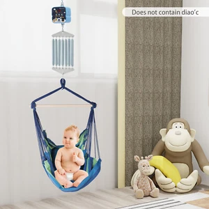 Columpio Eléctrico Bebé Controlador de Cuna Colgante Ajustable Azul - Imagen 1 de 20