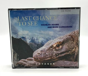 RARE Vintage LAST CHANCE TO SEE CD-ROM Windows 95 Douglas Adams 1992 - Afbeelding 1 van 6