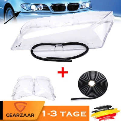 2 Facelift Scheinwerferglas Streuscheibe Scheinwerfer Satz Für BMW E46 3er Xpayt - Bild 1 von 4
