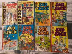 Sad Sack Comics 8-lot Bronze Age Harvey Comics B13 - Picture 1 of 18