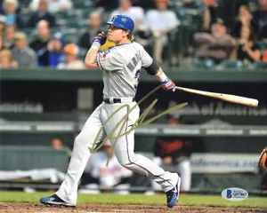 JOSH HAMILTON SIGNED AUTOGRAPHED 8x10 PHOTO TEXAS RANGERS LEGEND BECKETT BAS - Picture 1 of 2