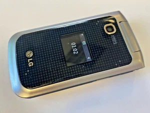LG GB220 Kate - Mobile Phone (Unlocked) Compact Flip Fold Black Silver - Picture 1 of 9