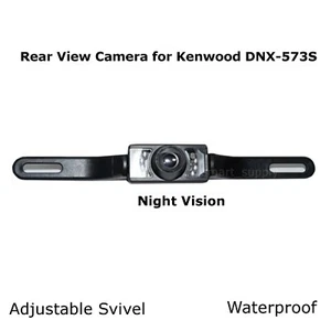 New Rear View Camera Backup License Plate Night for Kenwood DNX-573S DNX573S - Picture 1 of 2