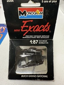 Vintage Monogram Models Mini EXACTS - BUICK GRAND NATIONAL TURBO 1/87 HO Scale - Picture 1 of 3