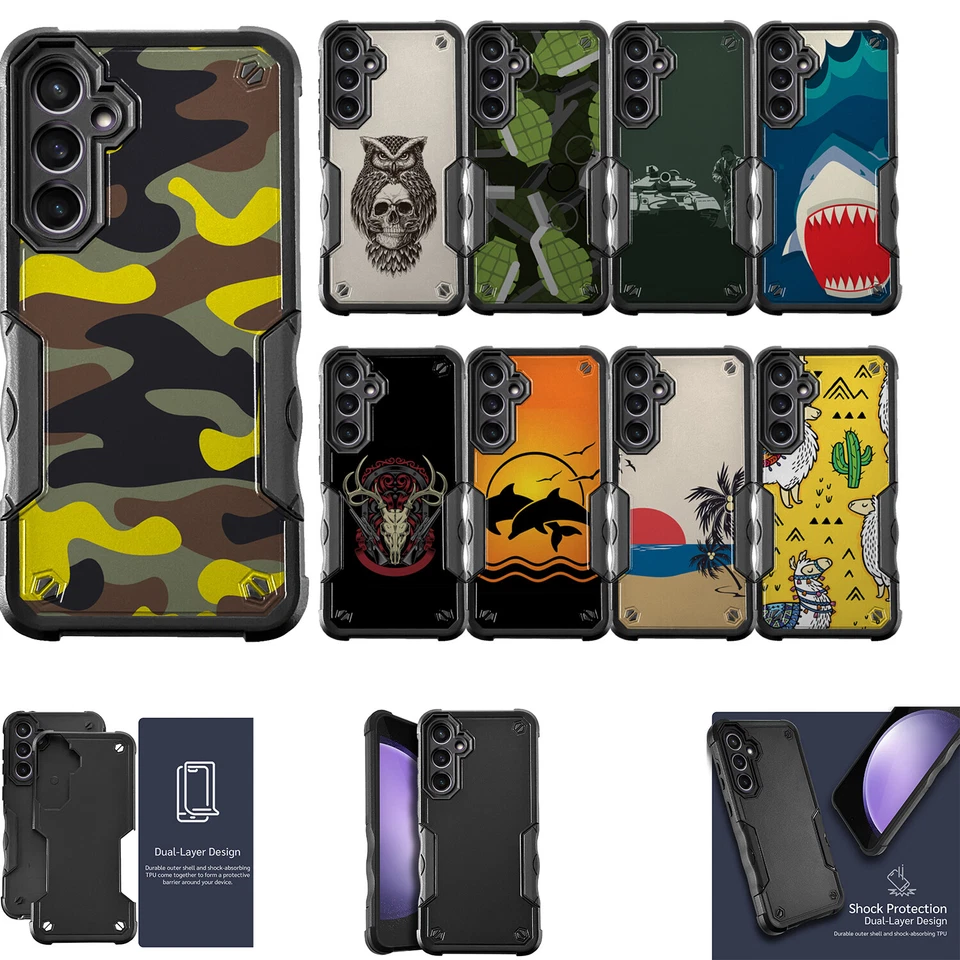 CASESONDECK For [Samsung S23+ PLUS][DUAL TACTICAL][Hybrid Two Piece Case] Heavy Duty