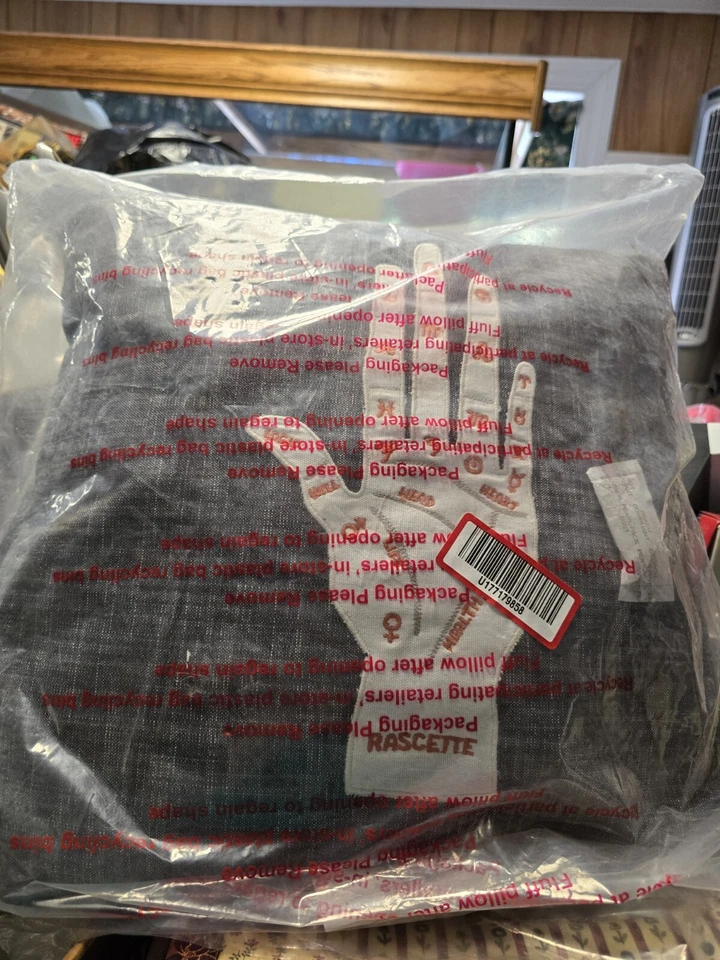 Black Zodiac Hand Pillow NWT - Image 1 of 1